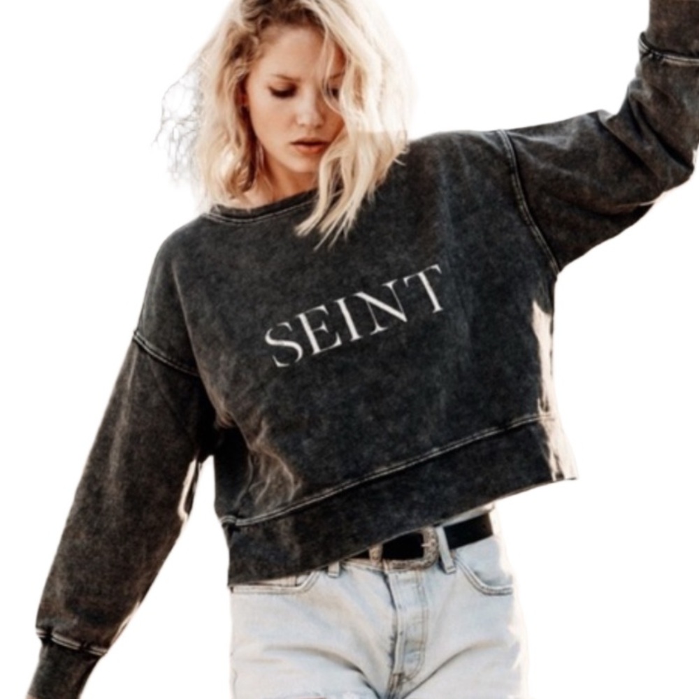 Seint Black Women's Sweatshirt